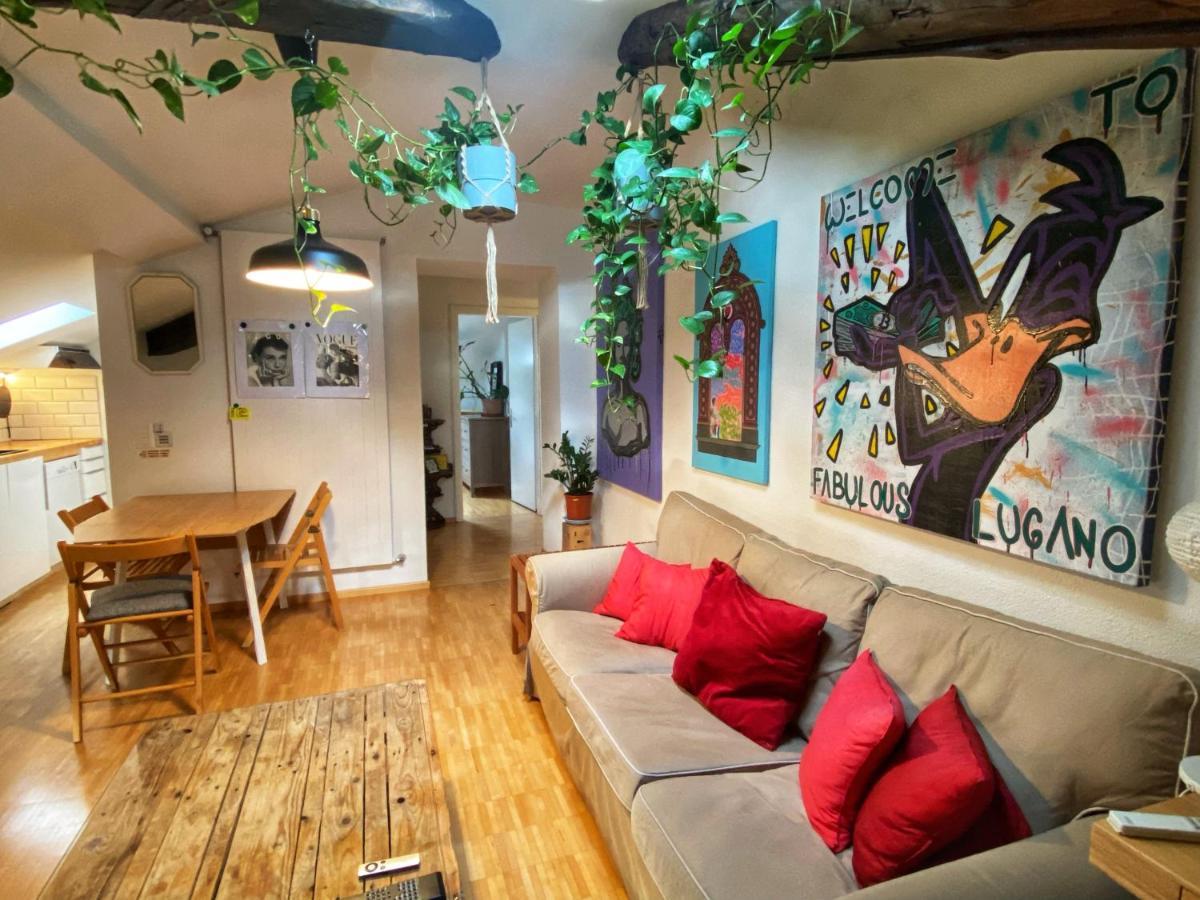 Cozy Apartment By The The Lake Of Лугано Екстериор снимка